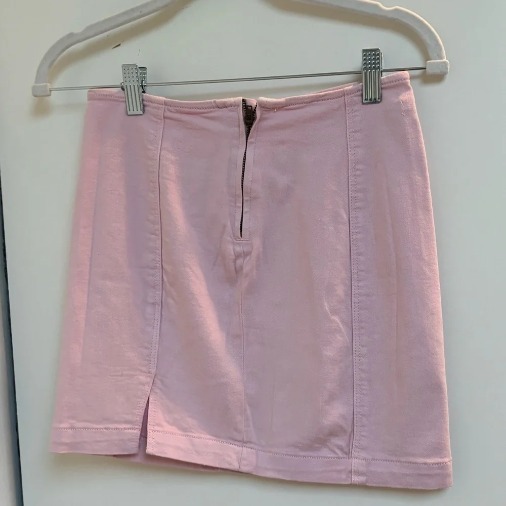 PACSUN Pink denim skirt - Picture 3 of 6